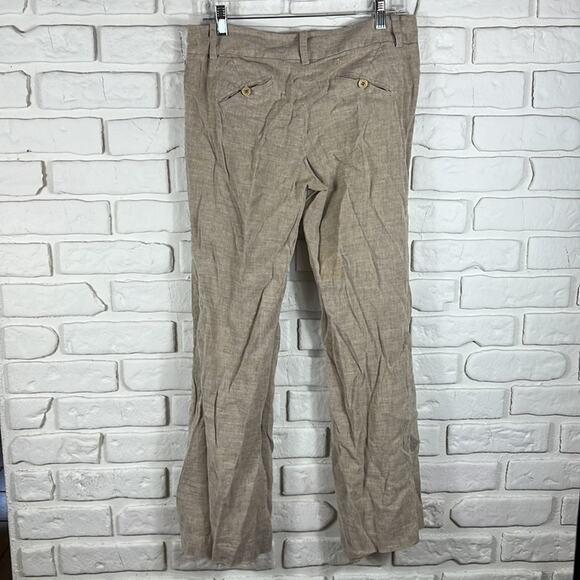 Trina Turk Linen Blend Pants Size 8 - Picture 9 of 14